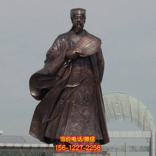 鑄銅人物景觀雕塑，點(diǎn)綴廣場氣派