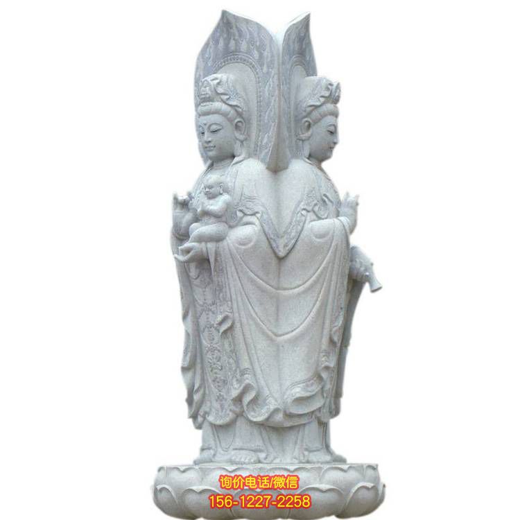 傳承經典，精美石雕觀音雕塑