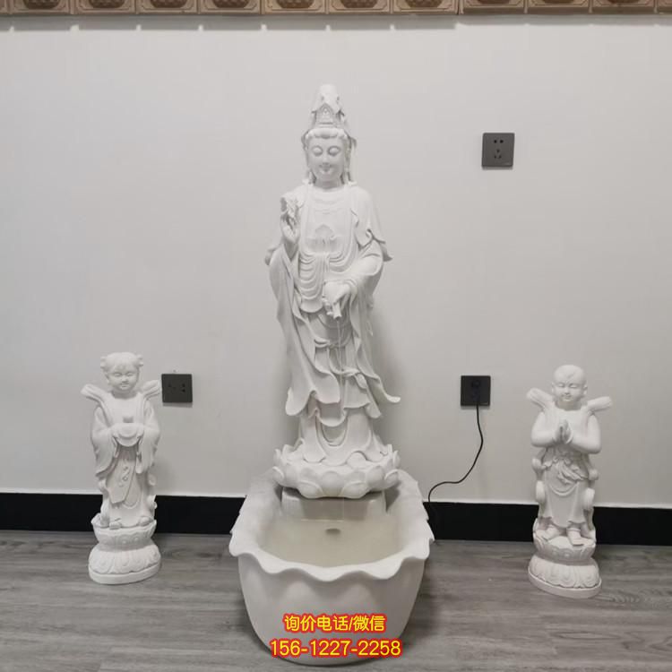 羅漢大理石雕塑，美化景區(qū)