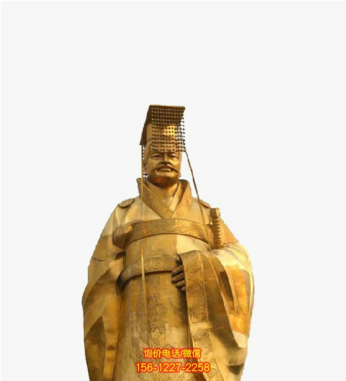 黃銅鑄造雕塑，為景區廣場增添靈性