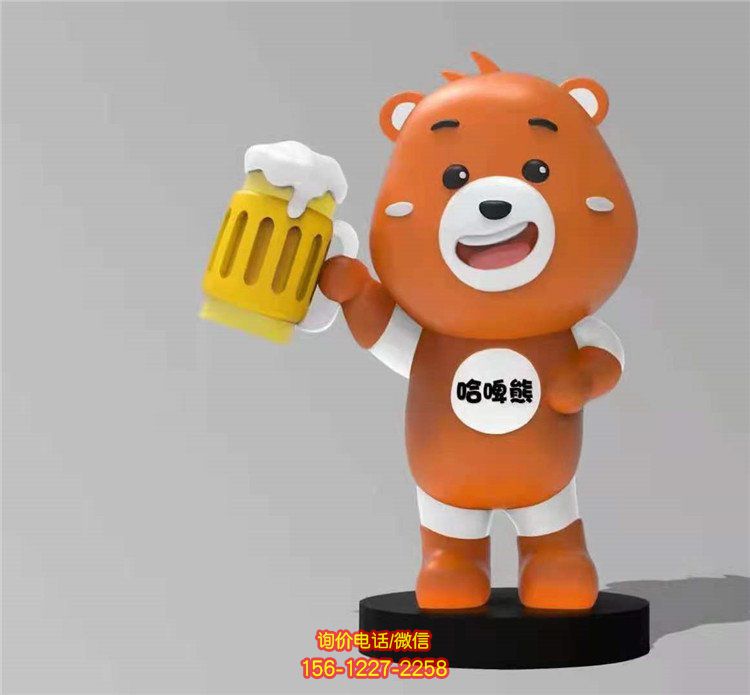 玻璃鋼卡通公仔雕塑：展現細膩的藝術氣息