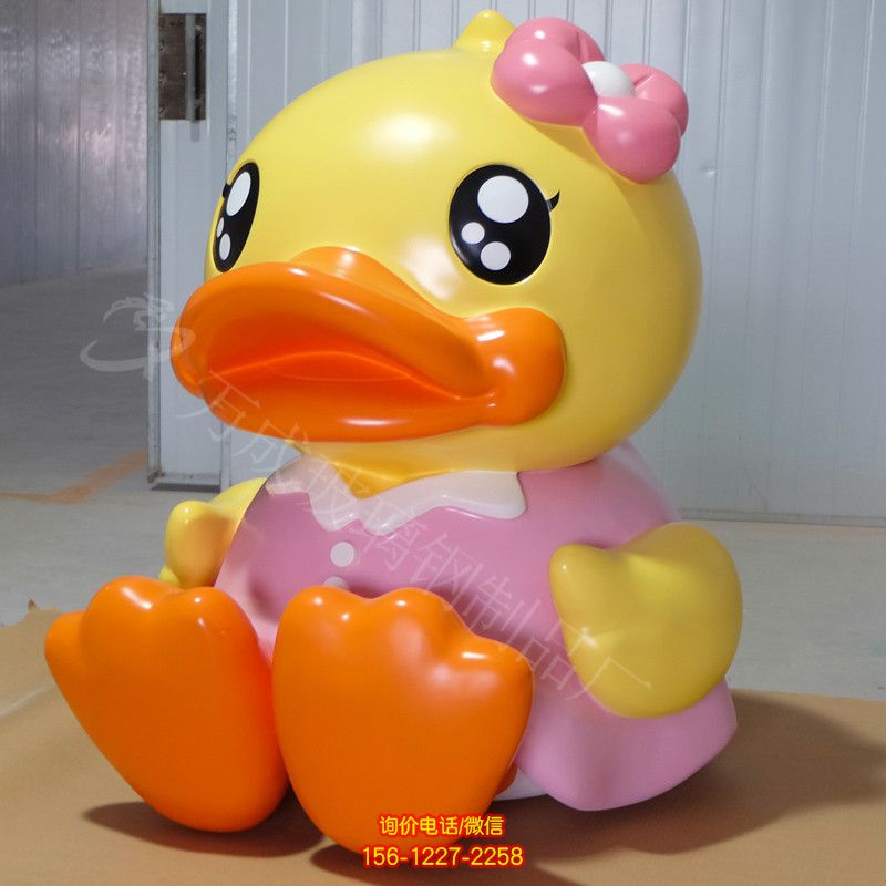 室內彩繪鴨子雕塑 室內彩繪鴨子雕塑