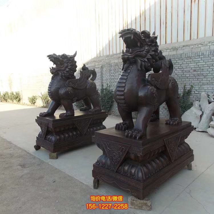 庭院別墅玻璃鋼仿銅貔貅雕塑 庭院別墅玻璃鋼仿銅貔貅雕塑