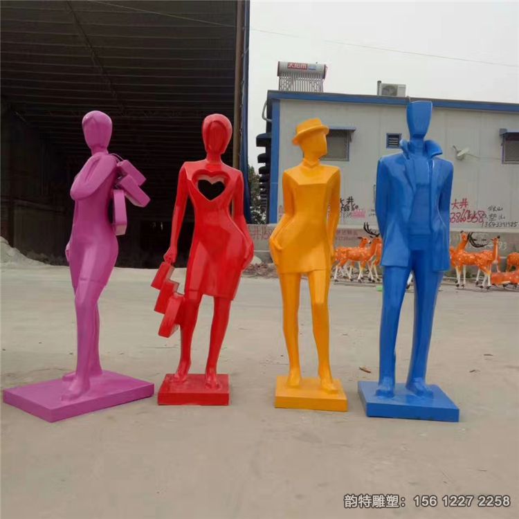 購物人物雕塑21 購物人物雕塑21