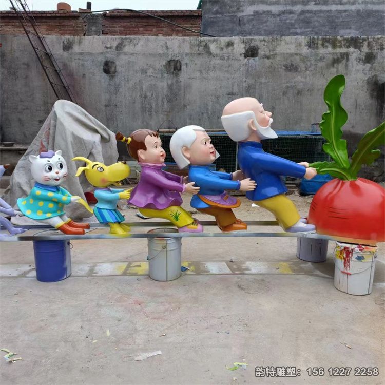 拔蘿卜雕塑14 拔蘿卜雕塑14