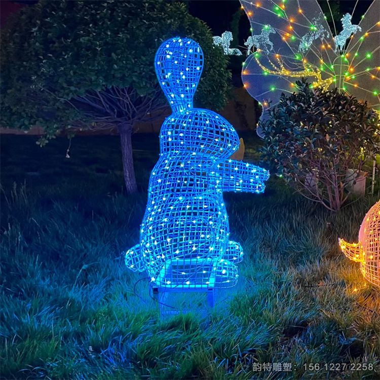 不銹鋼兔子雕塑126 不銹鋼兔子雕塑126