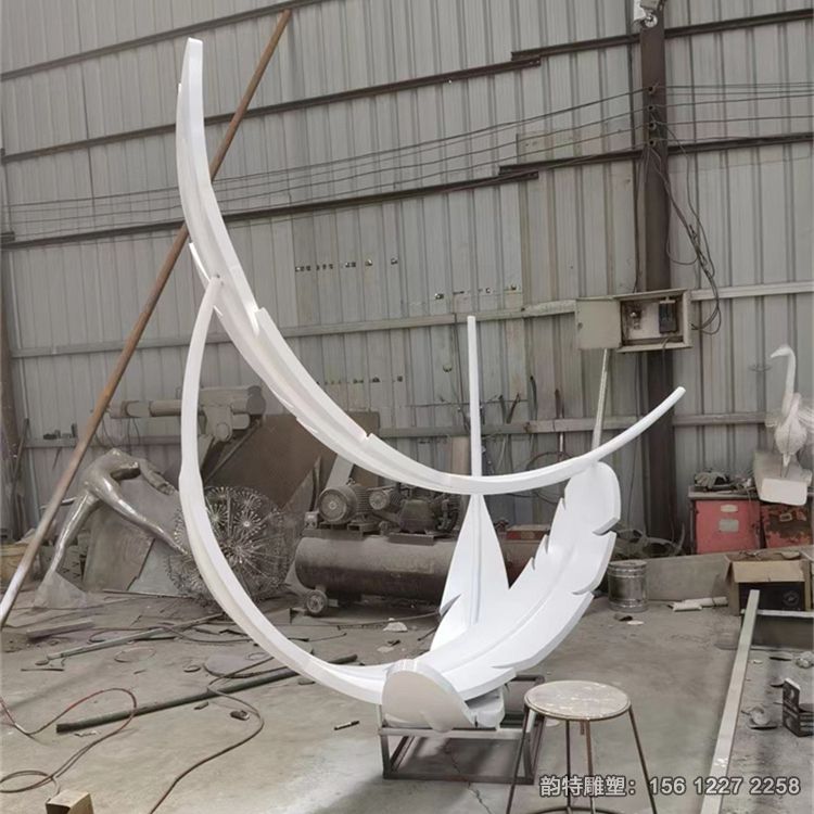 不銹鋼羽毛雕塑43 不銹鋼羽毛雕塑43