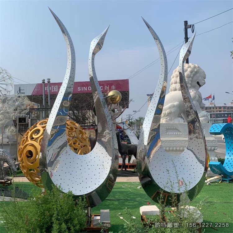 天鵝雕塑37 天鵝雕塑37