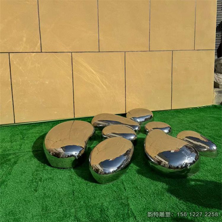 鏡面不銹鋼鵝卵石雕塑65 鏡面不銹鋼鵝卵石雕塑65