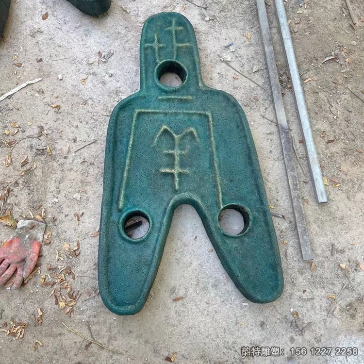 古代銅錢雕塑，大型仿古銅錢雕塑